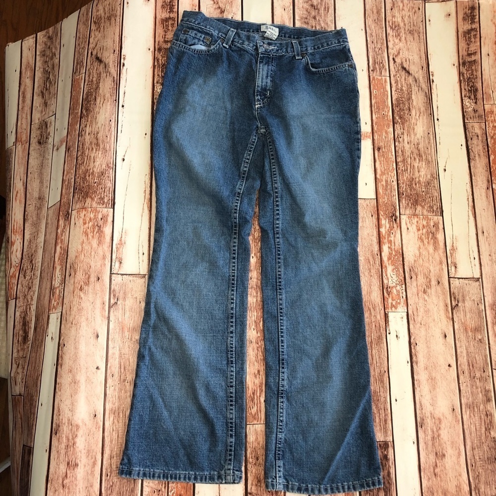 Bass Boot Cut Jeans High Rise 100% cotton 4 Short